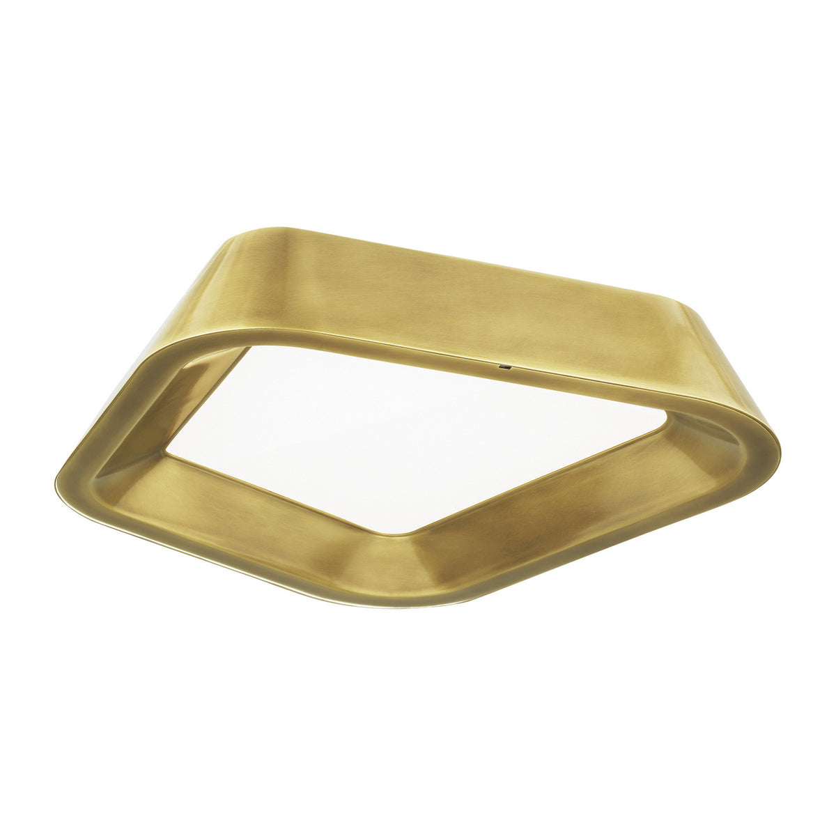 Rhonan Flush Mount — Plated Brass