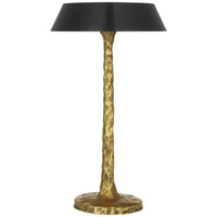 Ilosi 12" Sculpted Rechargeable Table Lamp
