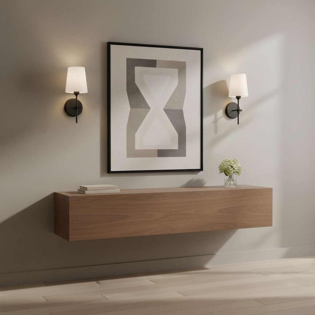 One Light Wall / Bath Sconce — 14.25", 60 W