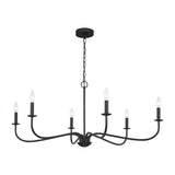 Abells Six Light Chandelier