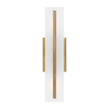 LED Bath Wall Sconce — W: 4.75" × H: 17.88" × D: 4.88"