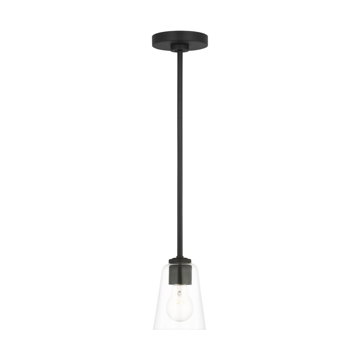 Miles One Light Pendant — Clear