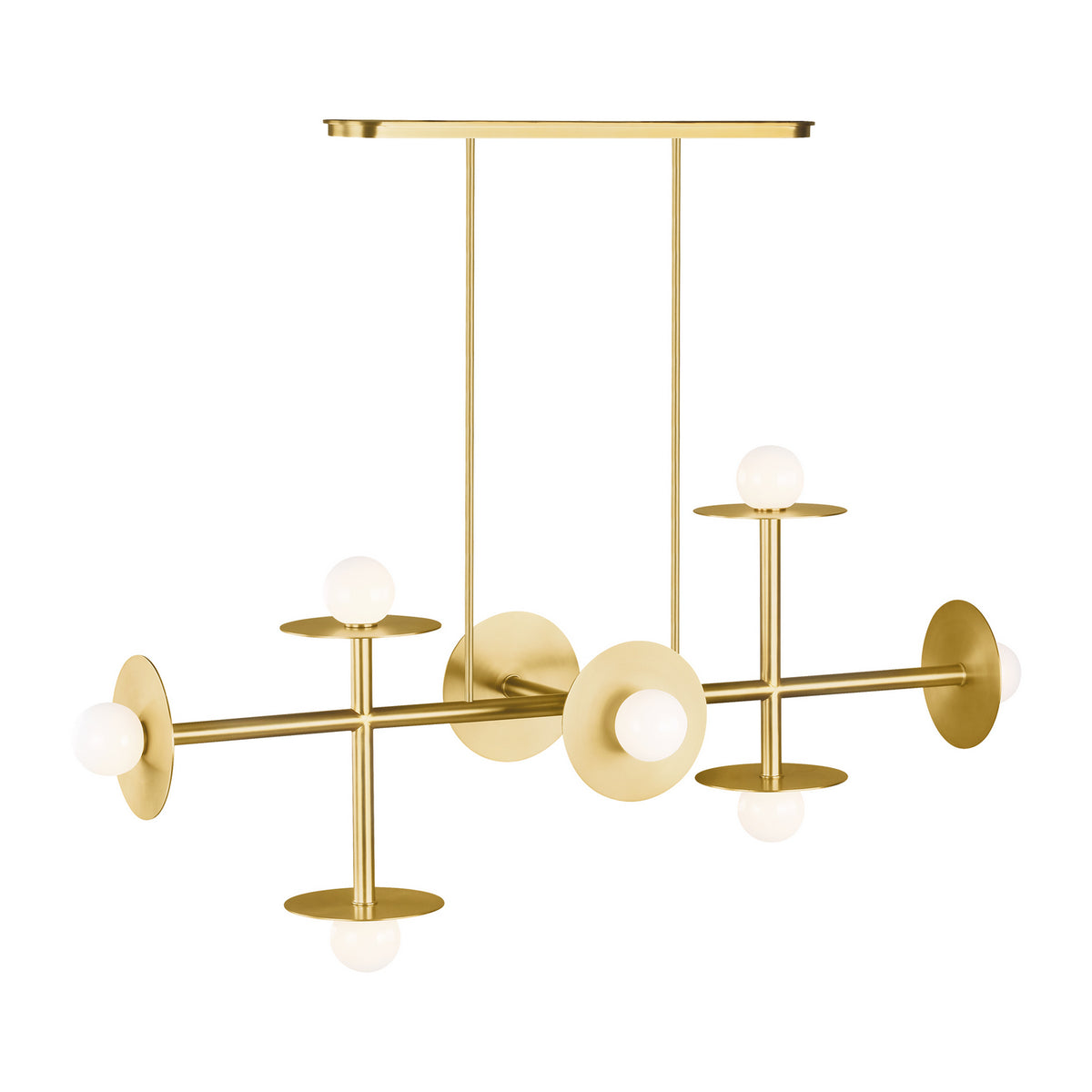 Nodes Large Linear Chandelier