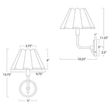 Polly One Light Wall Sconce