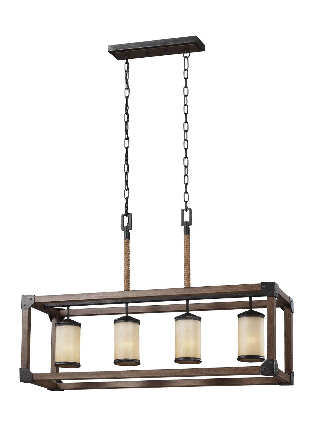 Dunning Four Light Linear Chandelier