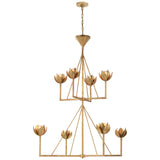 Alberto Large Two Tier Chandelier