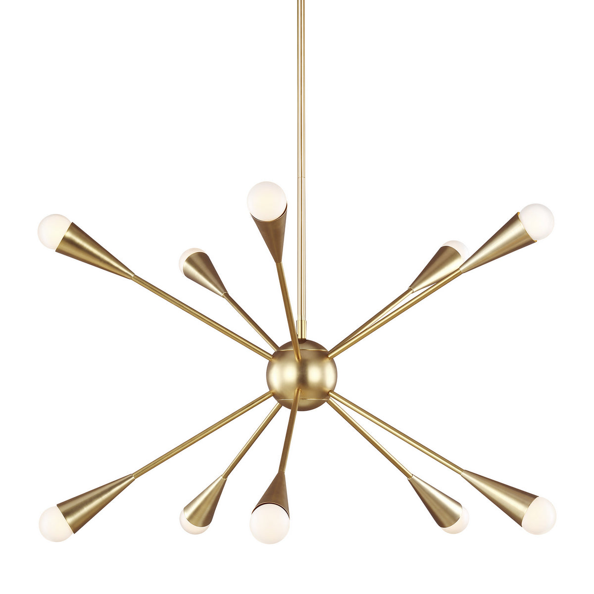 Ten Light Chandelier — 27.25"