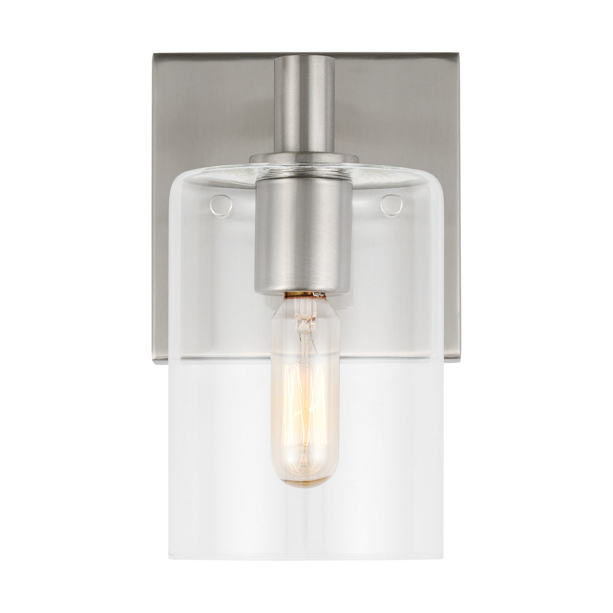 LED Bath Wall Sconce — W: 4.75" × H: 7.75" × D: 6.38"