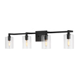 LED Bath Wall Sconce — W: 35.00" × H: 7.75" × D: 6.38"