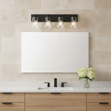 Miles Four Light Bath — Clear