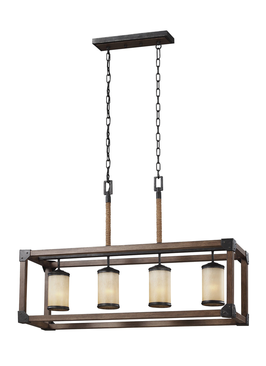 Dunning Four Light Linear Chandelier