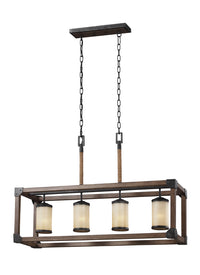 Dunning Four Light Linear Chandelier
