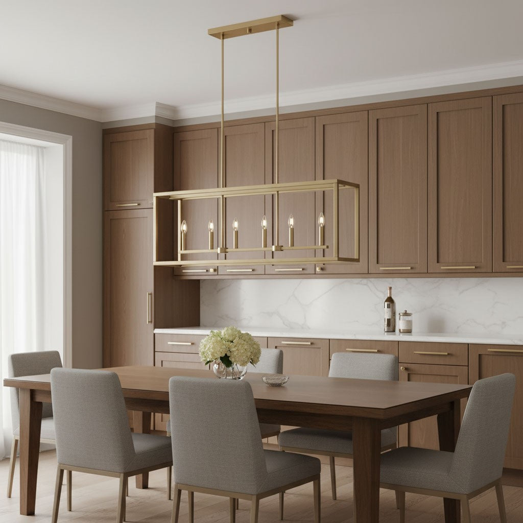 Six Light Island Pendant