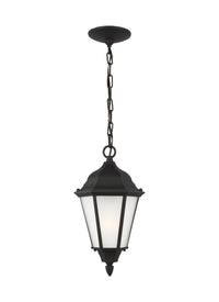Bakersville Flat 14.5" Hanging Lantern — Satin Etched