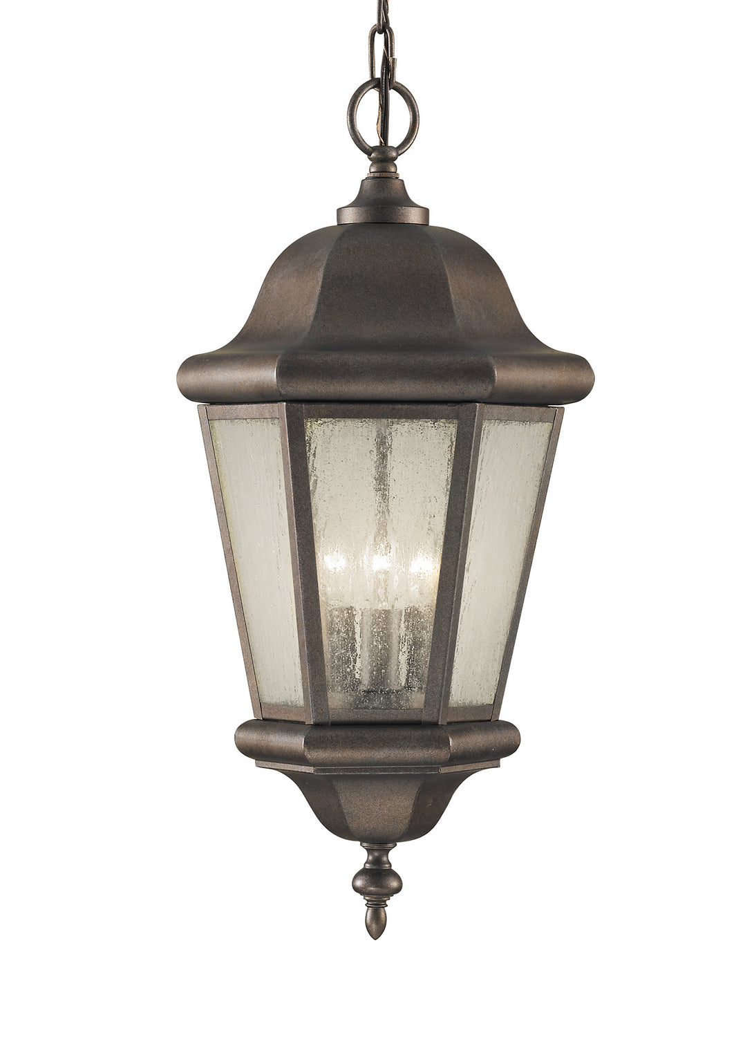 Three Light Outdoor Pendant — 21.00"