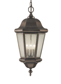 Three Light Outdoor Pendant — 21.00"