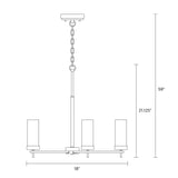 Three Light Chandelier — 21.13", 3.5 W