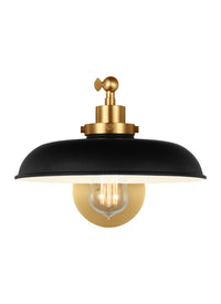 Wellfleet One-Arm Wide Sconce