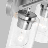 Oslo Two Light Bath — Clear Seeded
