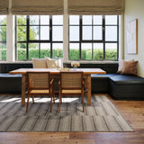 Nate Berkus Mateo Striped Wool Cozy Area Rug