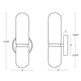 Salon LED Wall Sconce — 2 Light