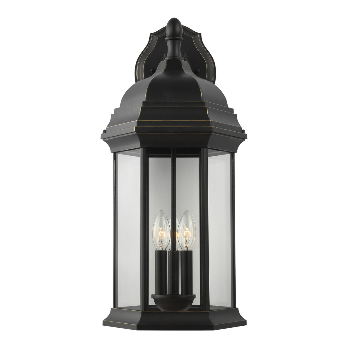 Sevier 23.5" Down Lantern — 3 Light