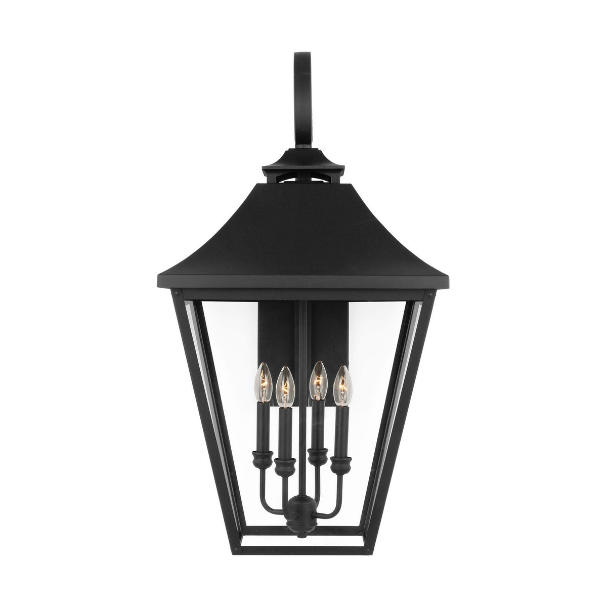 Four Light Outdoor Wall Sconce — 33.38"