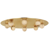 Pertica 30" Eight Light Flush Mount