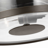 Luning Two Light Flush Mount — Clear