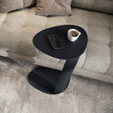 BDi Bink Laptop Stand / Side Table in Pepper, in a room setting