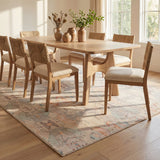 Dash & Albert Bize Transitional Abstract Washable Rug in Multicolour, photo 4