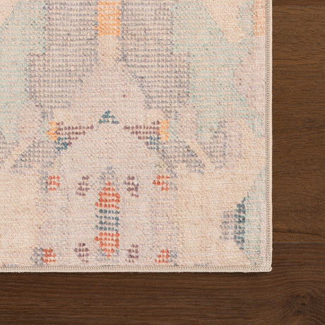 Dash & Albert Bize Transitional Abstract Washable Rug in Multicolour, photo 6