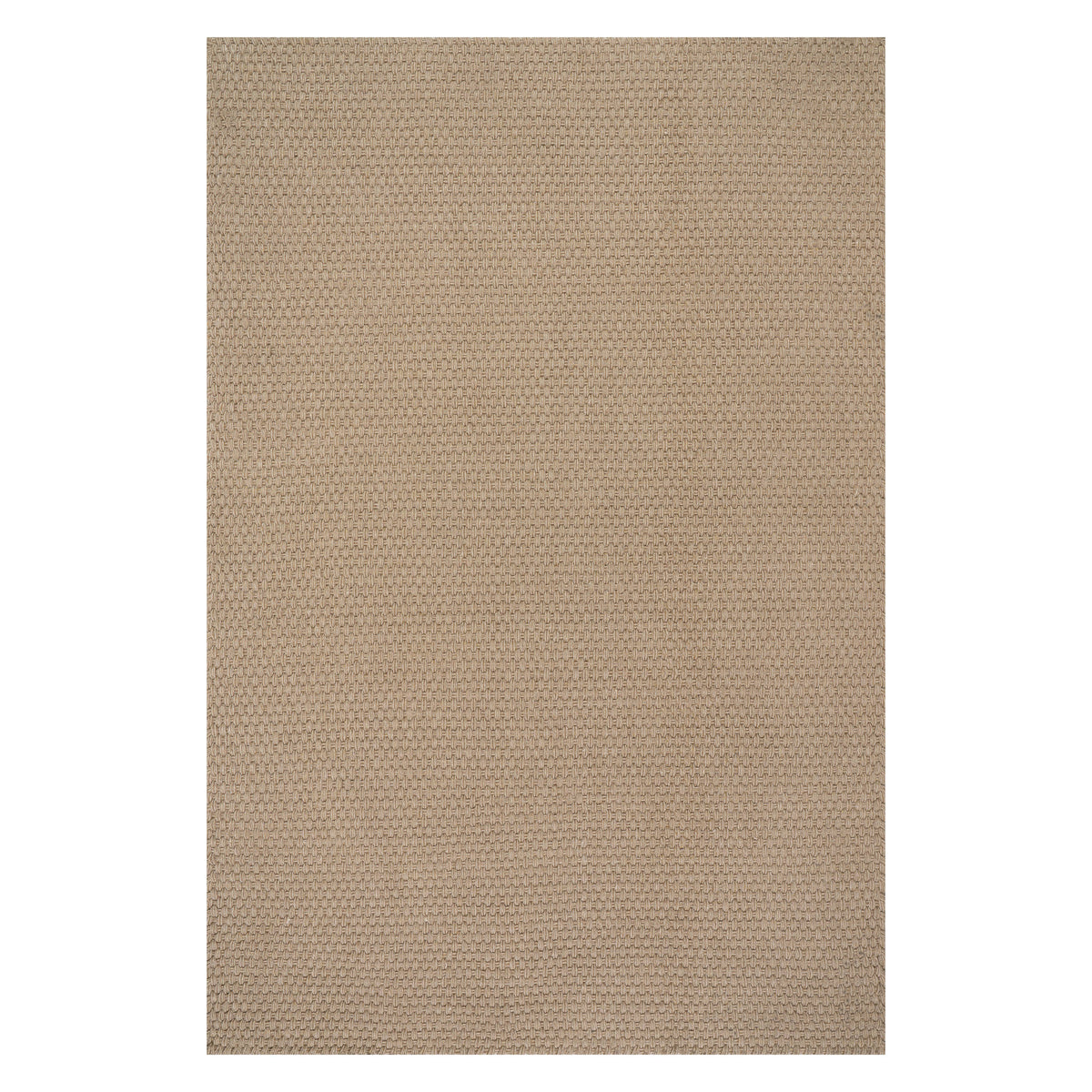 Dash & Albert Bridges Rope Rug in Khaki, on white