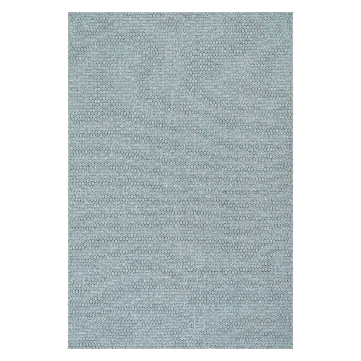 Dash & Albert Bridges Rope Rug in Light Blue, on white