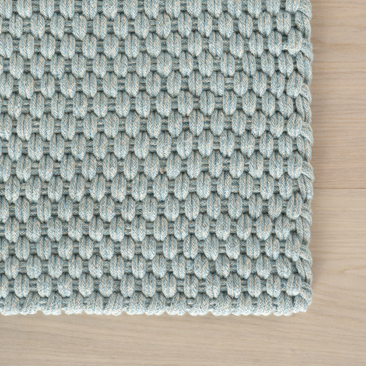 Dash & Albert Bridges Rope Rug in Light Blue, photo 6