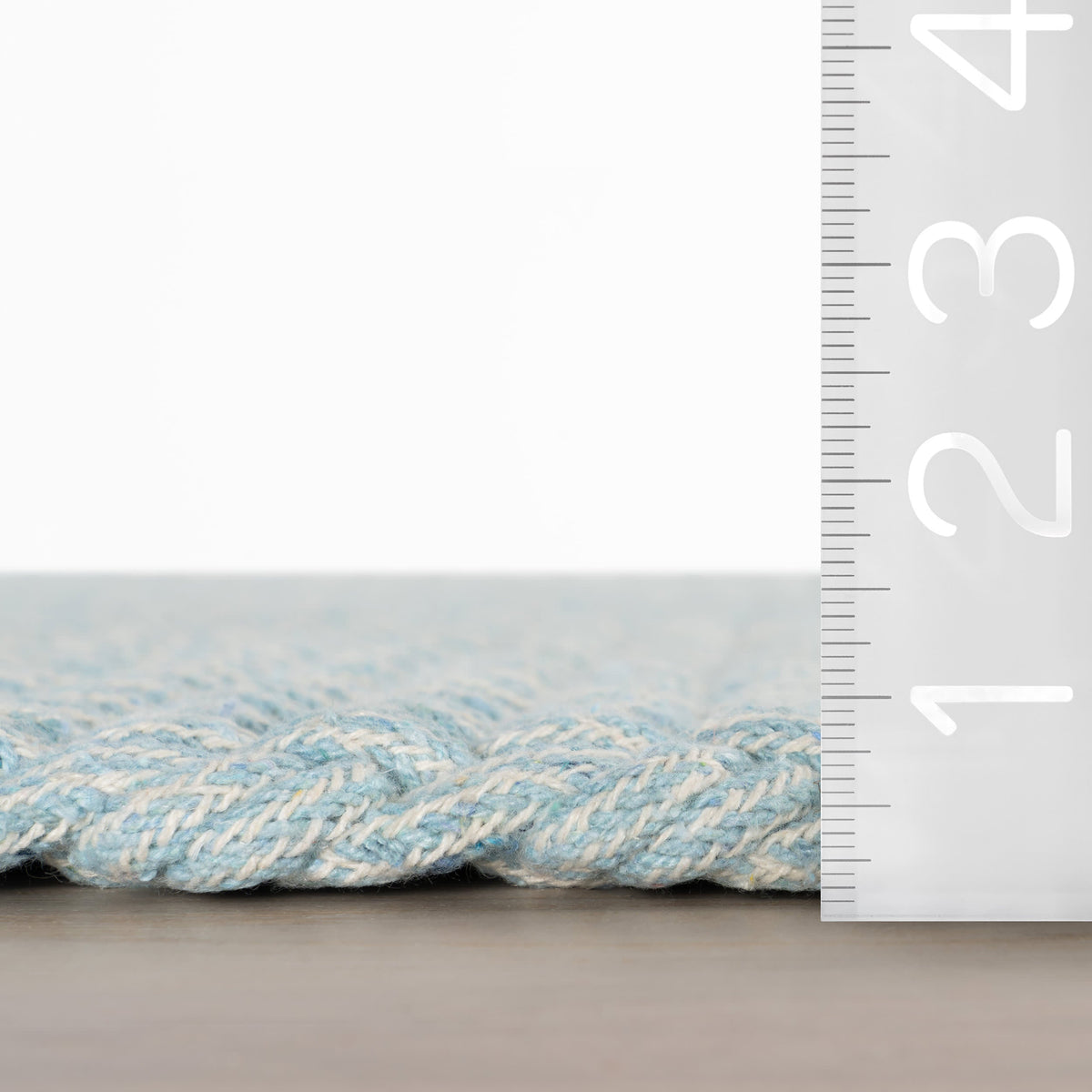 Dash & Albert Bridges Rope Rug in Light Blue, photo 7