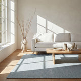 Dash & Albert Bridges Rope Rug in Light Blue, photo 8
