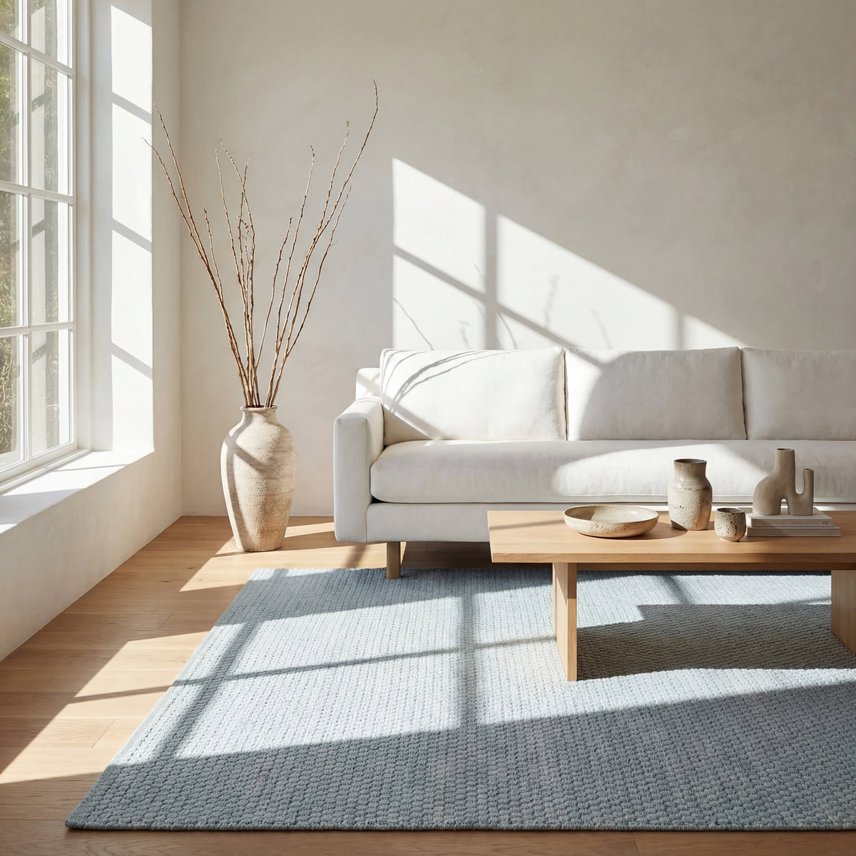 Dash & Albert Bridges Rope Rug in Light Blue, photo 8