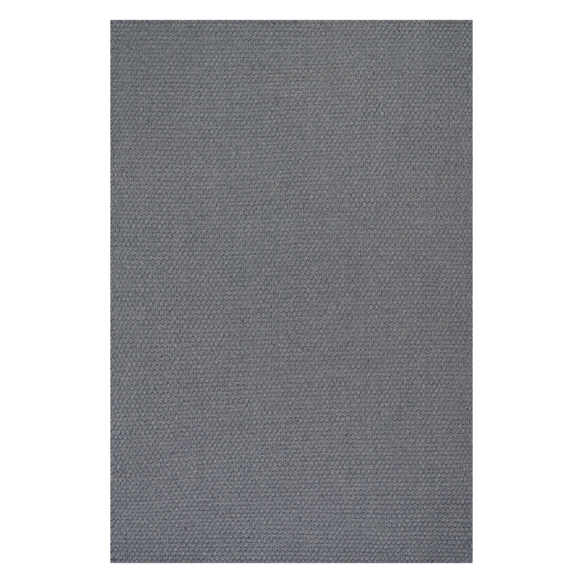 Dash & Albert Bridges Rope Rug in Navy, on white