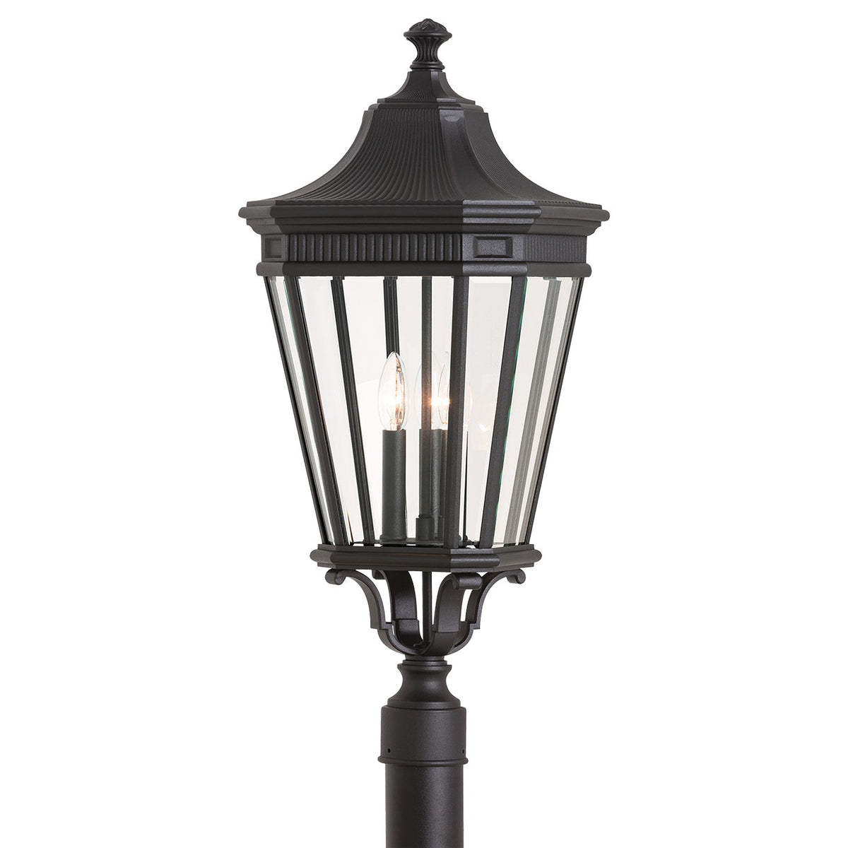 Three Light Outdoor Fixture — 27.50", 12"
