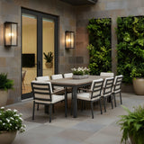 Audley 24" Lantern — Distressed Seeded