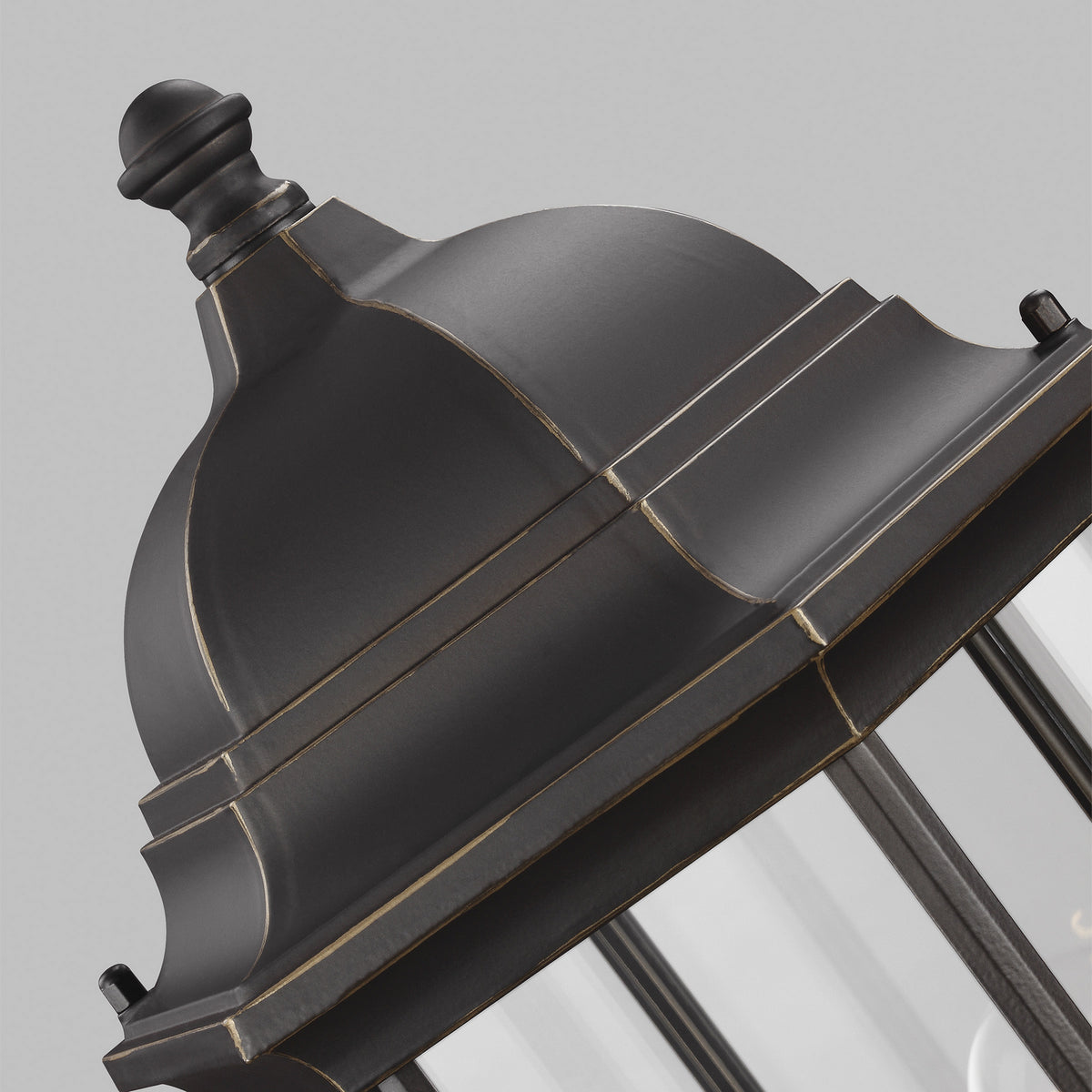 Sevier 22" Post Lantern — Clear