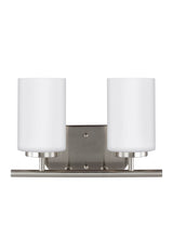 Oslo Two Light Bath — Cased Opal Etched