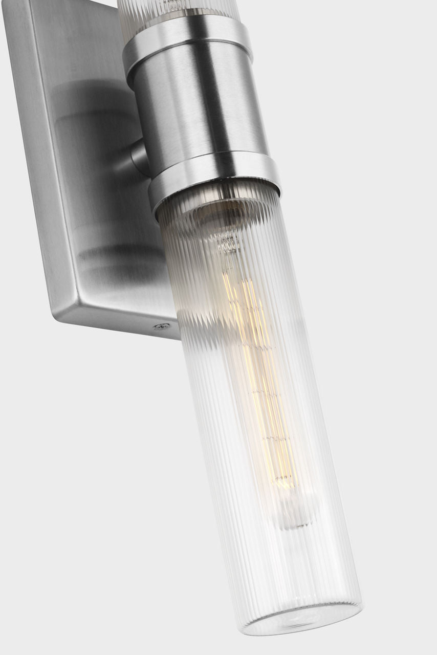Keaton 20" Vanity Sconce — Clear Fluted