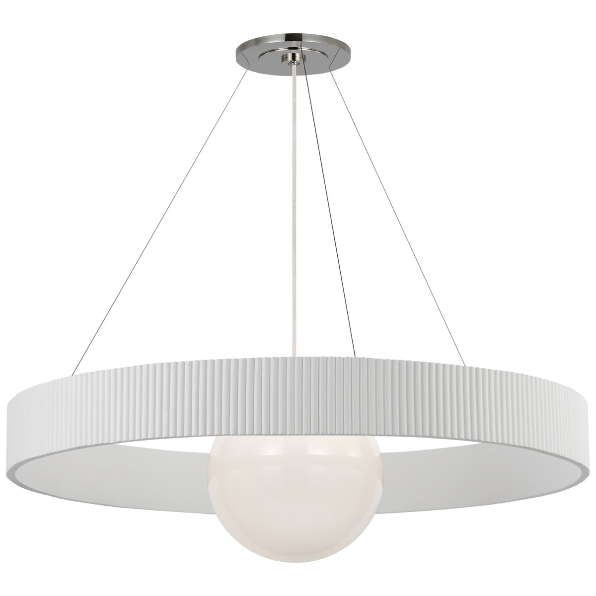 Arena 42" Ring and Globe Chandelier