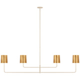 Go Lightly 70" Four Light Linear Chandelier
