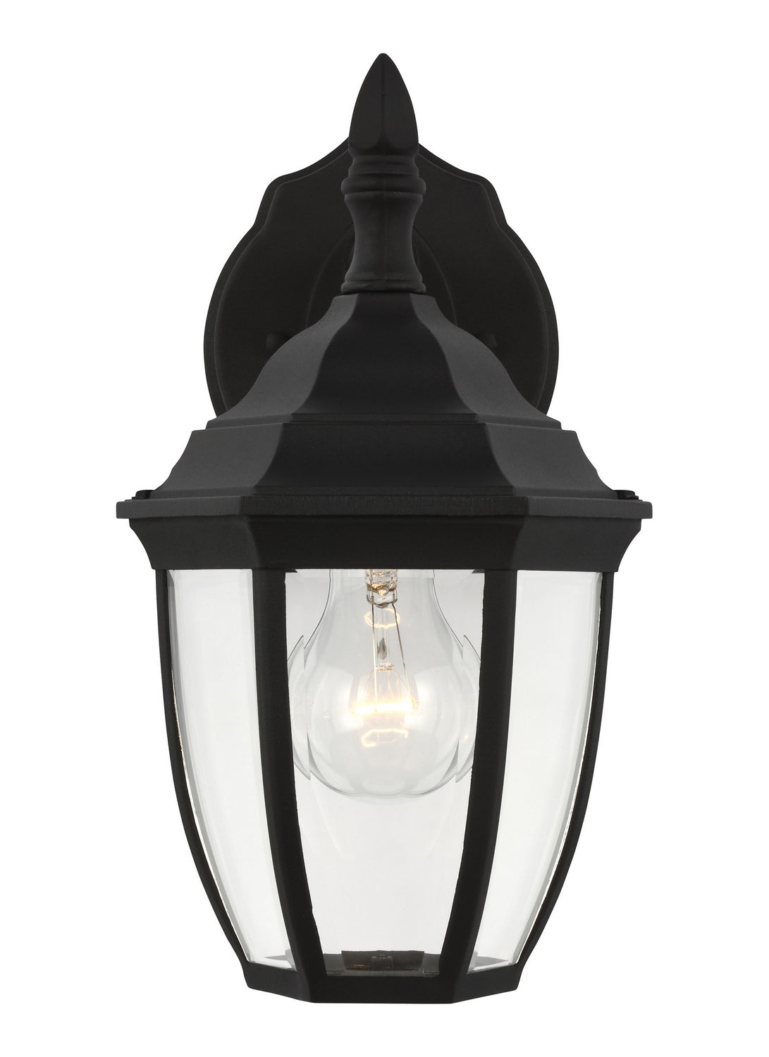 Bakersville Curve 11" Lantern — Clear Beveled