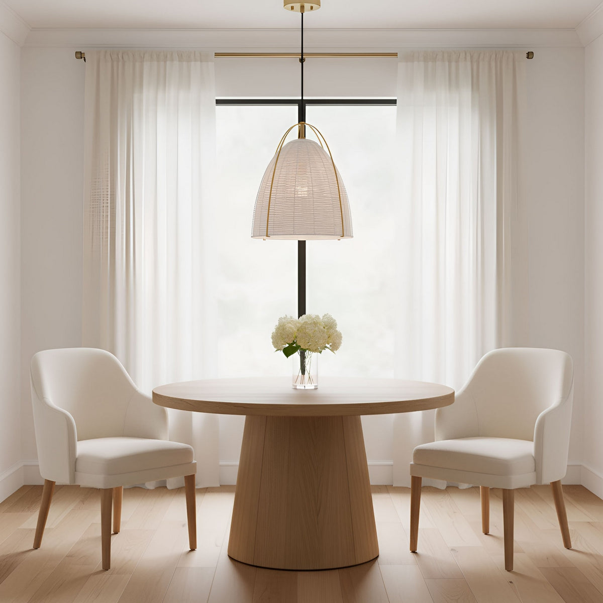 Norman Medium Wicker Pendant