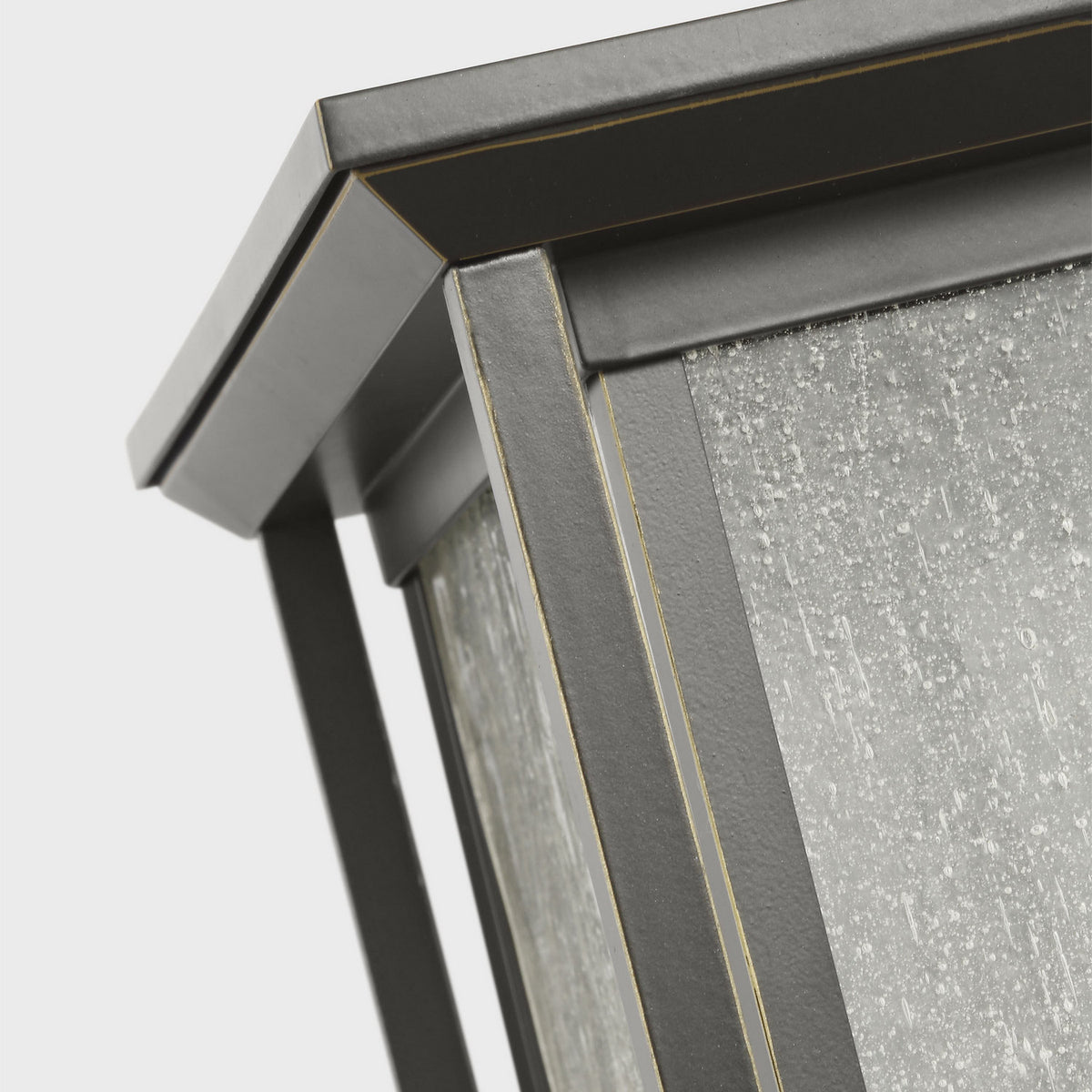 Audley 20" Lantern — Distressed Seeded
