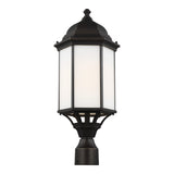 Sevier 22" Post Lantern — Satin Etched